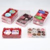 24PCS 7 x 4 3/8 x1 1/2Inch Clear Cookie Boxes