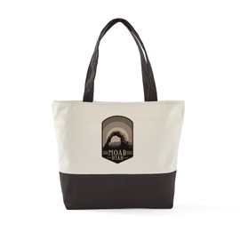 CafePress Moab Utah Arch Canvas Tote Top Zipper Closure
