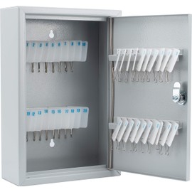 BARSKA Steel 40 Key Safe Wall Cabinet Key Lock Box