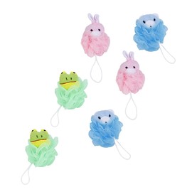 Healvian 6pcs Dense Mesh Bath Balls Hotel Bath Balls for Hot Portable Shower Skin Care