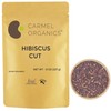 CARMEL ORGANICS Hibiscus Petals – 8 Ounce Cut & Sifted