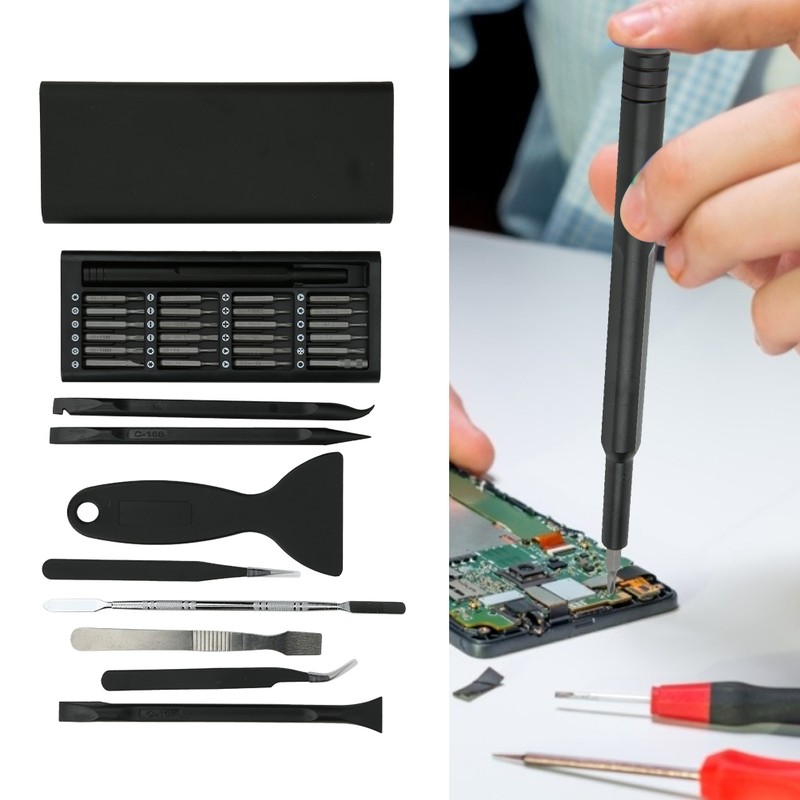25 in 1 Multifunctional Aluminium Alloy Screwdriver Bit Kit for