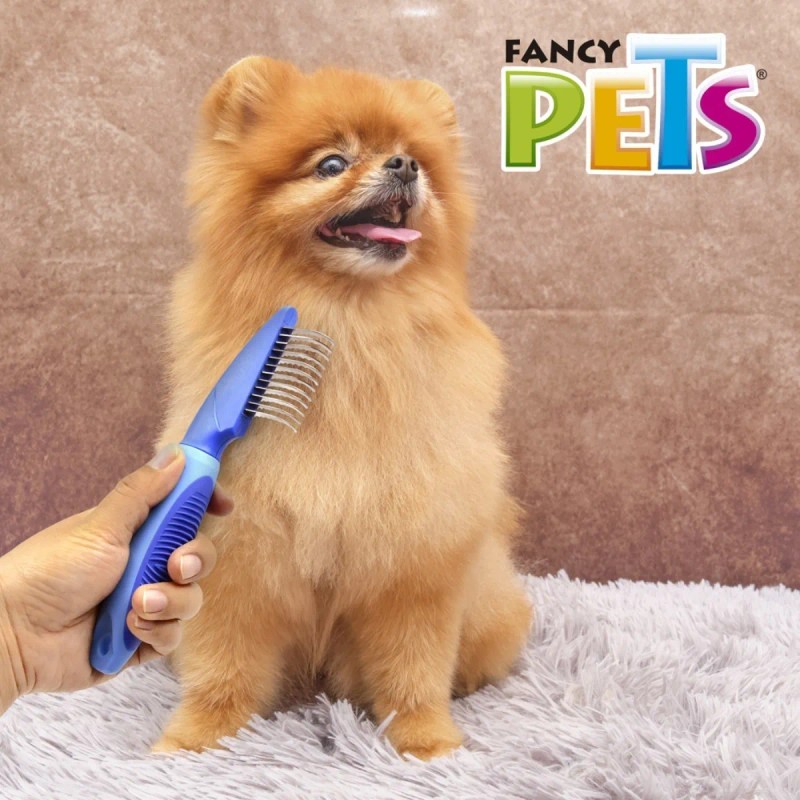 Peine Rompenudos Curvo Peine Para Perros Cepillo Fancy Pets Color