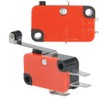 BUYGOO 6Pcs V-156-1C25 Micro Limit Switch with Hinge Roller Momentary