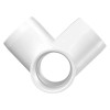 10-Pack 1\" PVC Pipe Joints Elbow Connector 4-Way PVC Fittings