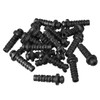 sourcingmap 25pcs 3mm Inner Dia PVC Strain Relief Cord Boot