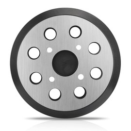 Sander Pad for Ridgid, 5 Inch 8 Hole Orbital Sander Pad for Ridgid R2600 R2601 5" Random Orbit Sander Replacement Hook and Loop Metal Backing Pad Parts #300527002