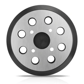 Sander Pad for Ridgid, 5 Inch 8 Hole Orbital Sander Pad for Ridgid R2600 R2601 5" Random Orbit Sander Replacement Hook and Loop Metal Backing Pad Parts #300527002