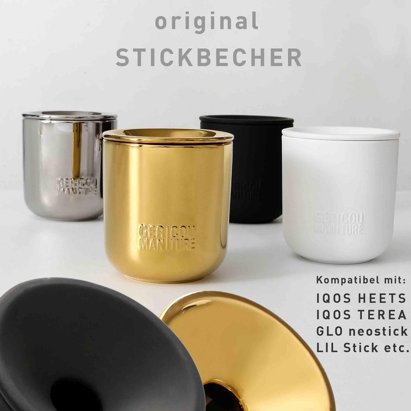 GC Embroidery Cup Ashtray Stick Tray Compatible with Iqos 3