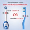 SARMOCARE Toothbrush Holder Cleaner with Fan Drying & 6min Timing