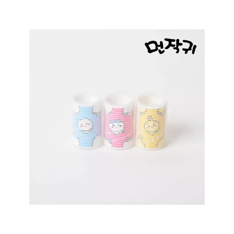 Chika 치이카와 헤어롤 3P그루프 앞머리롤 뿌리볼륨 앞롤 머리롤 스타일링 캐릭터롤