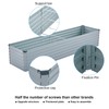 Meberam 2 Pack 12x2x1FT Galvanized Raised Garden Beds Kit Outdoor