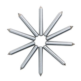 AUTOTOOLHOME 10pcs Scribe Tips Engraver Bits Carbide Point Bit Nozzle for Rotary Tool Electric Engraver Engraving Metal Wood PVC Plastic