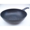Ceramic Marble Coated Cast Aluminium Non Stick Wok 26 cm