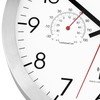 Foxtop Radio Wall Clock, Quartz Wall Clock with Temperature and