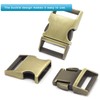 Enosea 2 Pcs Metal Side Release Buckle, 1 inch(25mm) Heavy