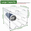 Spaclear 3 Pack Water Bottle Organizer, Stackable Kitchen Home Organization