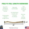 Polly's Full Length Hardwood Bird Perch, 28-Inch