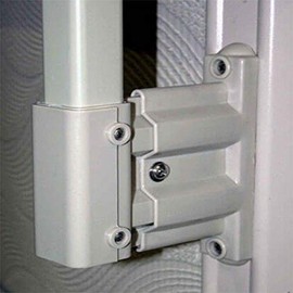 Vinyl Works 24- Inch Above Ground Pool Fence Section Removal Kit - White