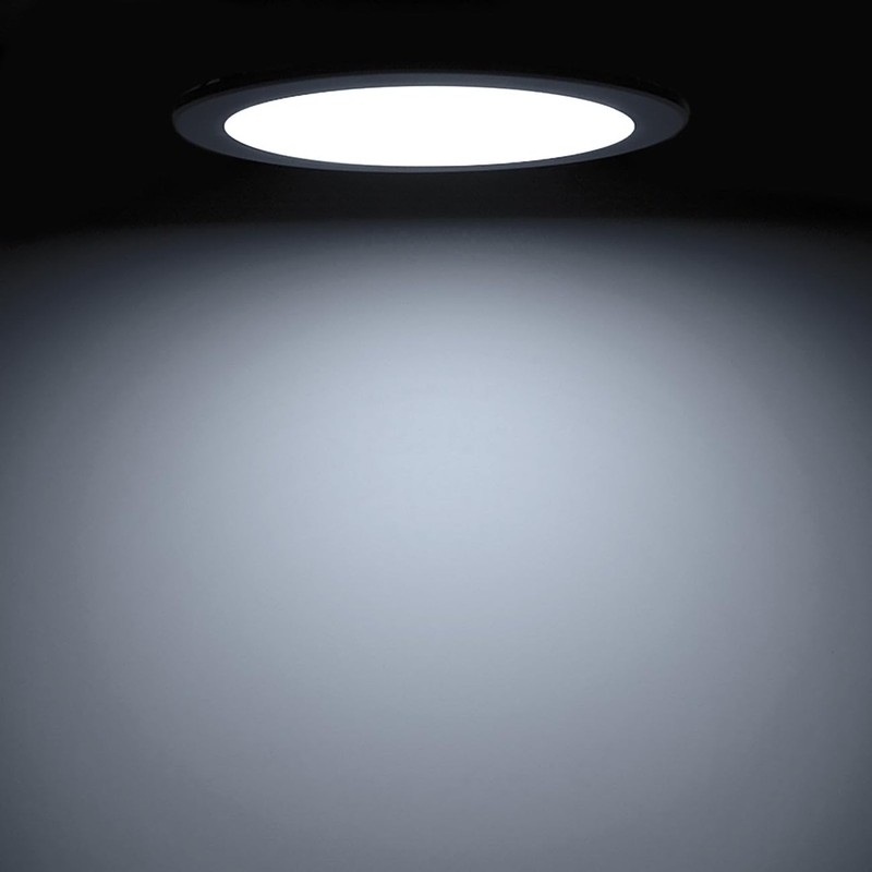 G.W.S® 18W Ultra Thin Dimmable Round Circle LED Recessed Flat