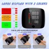 LED Blood Pressure Monitor Wrist Rechargeable Voice Broadcast Heart Rate