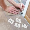 GLEAVI 100Pcs Galvanized Wall Panel Clips Buckles for Wainscoting Panel