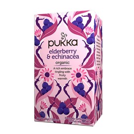 Pukka Organic Elderberry & Echinacea with Elderflower 20 Btl. 40g - Bio Holunderbeere & Echinacea