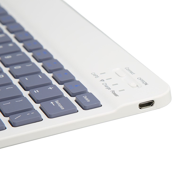 78 Key Wireless Bluetooth Keyboard 32.8ft Ergonomic Ultra Thin Silent