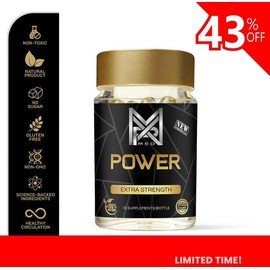 MxPower BT Weekly Herbal Energy Supplement – Daily Energy & Alertness Support, Non-Toxic, Gluten-Free, Sugar-Free, Extra Strength Capsules, Made in USA