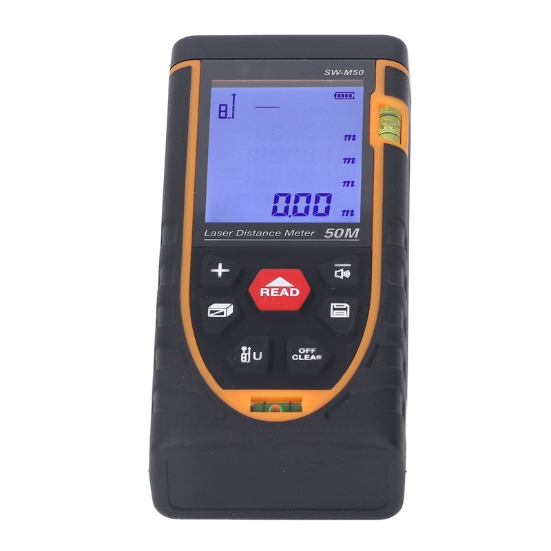 Infrared Laser Distance Meter Finder Large Backlit Screen High Accuracy
