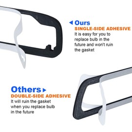 3rd Third Brake Light Seal Gasket Compatible with Chevy Silverado GMC Sierra 1500 2500 3500 1999 to 2006