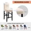 Fuloon Waterproof Bar Stool Covers, High Elastic Fit Removable Washable