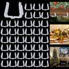 Lifreer 50PCS Christmas Light Clips, Gutter Hooks Outdoor Lights Hooks