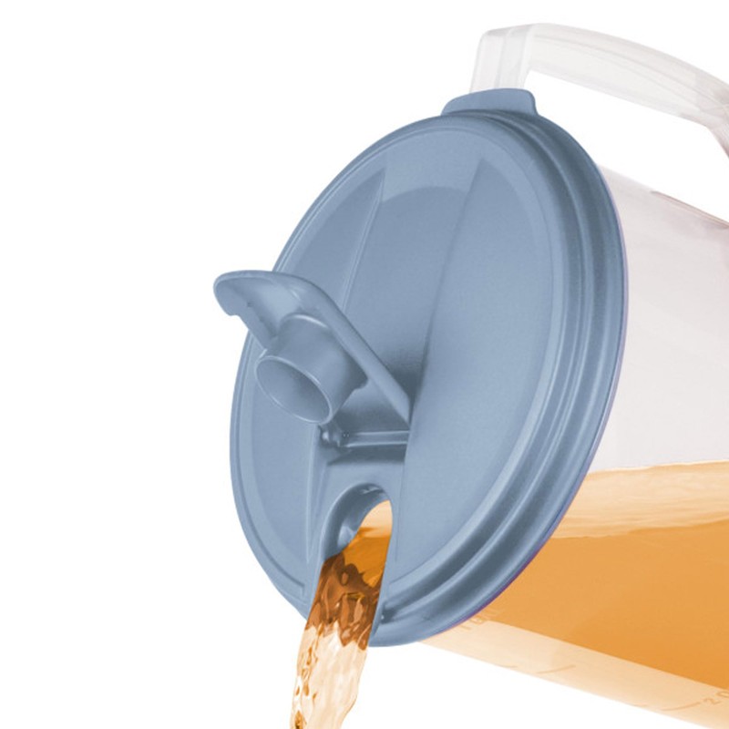 Sterilite 12 Pack 1 Gal Round Pitcher, Drink Dispenser Jug,