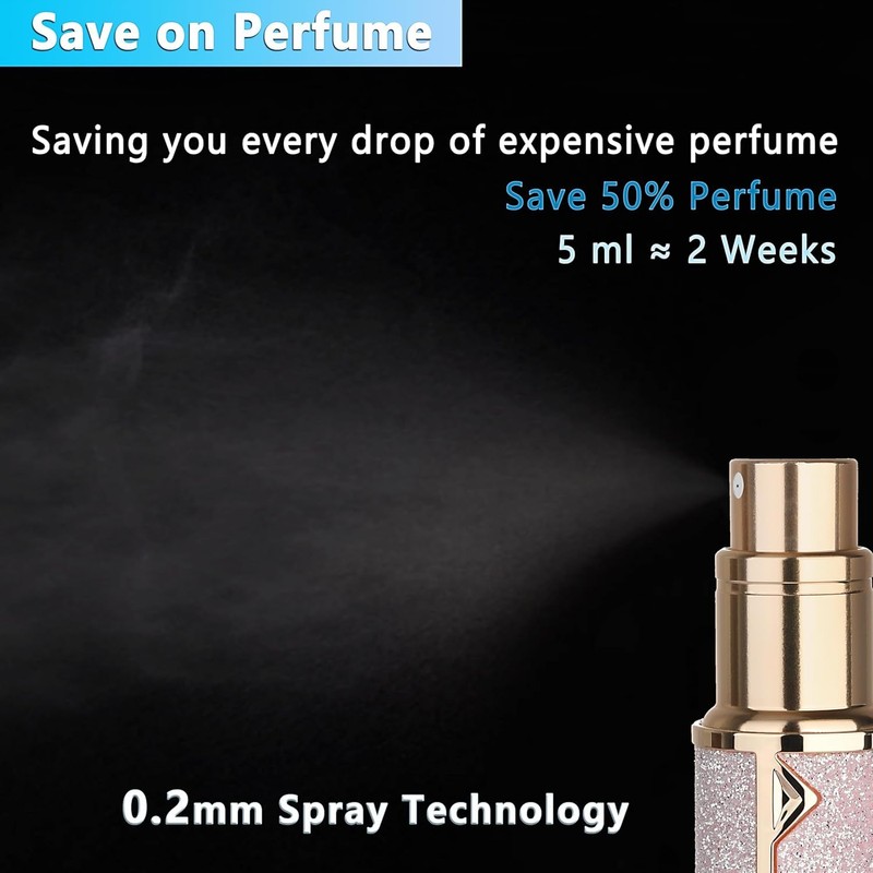 Travel Atomizer Refillable Portable Perfume Bottles Refillable Sprayer Travel Perfume