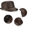 ANMIDA 100% Cowhide Cap, Leather, Work Cap, Men's Cap, Genuine