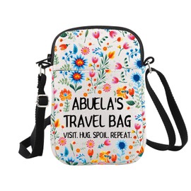 WCGXKO Abuela's Crossbody Bag Abuela Birthday Gifts Spanish Grandma Gift Love Served Daily Mexico Grandmother Gift (Abuela Cr CA)