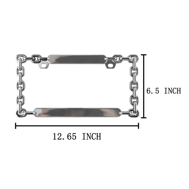 UpAuto 2PCS Car License Plate Frame American Standard License Plate