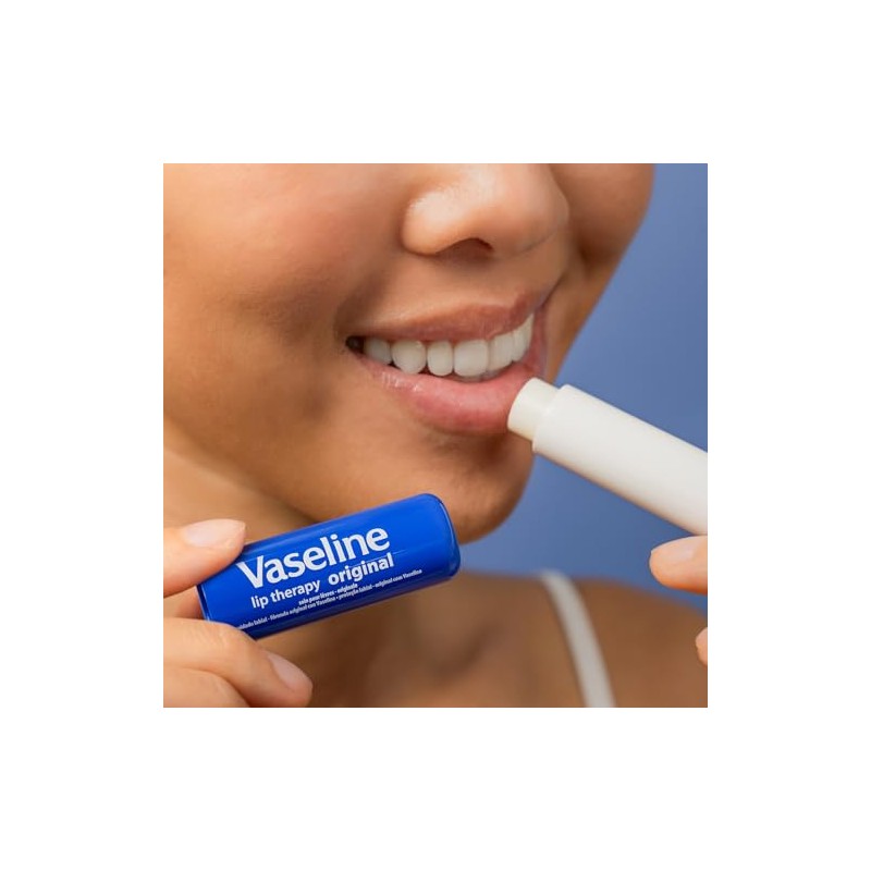 Vaseline- Lip Therapy Original, humectante de labios de acción rápida