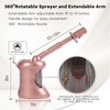 Facial Steamer, Professional Face Steamer Tabletop with Extendable Nozzle, Portable