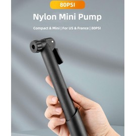 Ezweiji Mini Bicycle Pump, Portable Frame Pump with Brackets, Multi-Purpose Valve for USA and France, Manual Tyre Pump for Road Bikes and Mountain Bikes