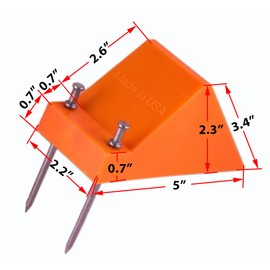 Mytee Products (40 Pack) Plastic Pipe Chocks 5", Used for up to 16" Pipes
