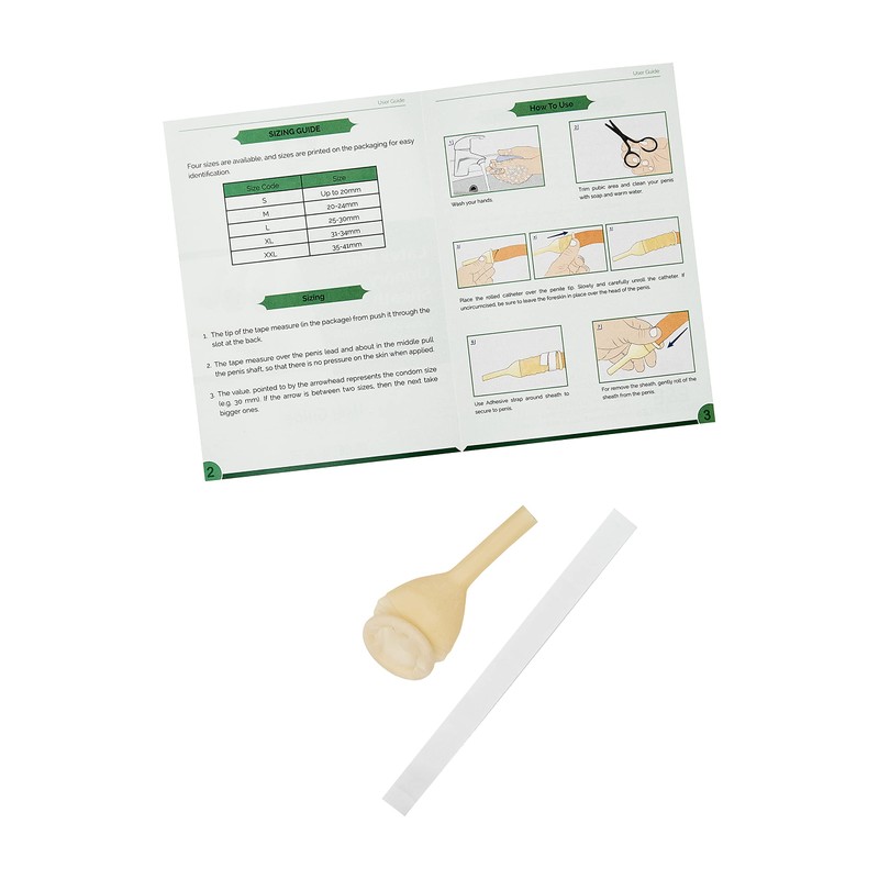 Male Latex Urinary Sheath - Uridome (X-Large 31mm - 34mm