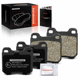 Frankberg Brake Kit Brake Disc Pad Rear Compatible with Vectra B CC J96 1.8L-2.5L 1995-2003 9-3 YS3D 2.0L-2.3L 1998-2002 Vectra (B) CC B 1.6L-2.6L 1995-2002 Replace# 1605005