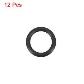 sourcing map Pack of 12 O-Ring Seals 8mm x 12mm x 2mm Metric Nitrile Rubber Seal Sealing Ring for Cream Dispenser Pump Quick Coupling Replacement Seal Transfer Adapter
