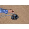 Arlington FLBR5420 Recessed Power and Data Round Floor Box (Black)