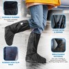 EZGOODZ Waterproof Shoe Covers Reusable 2X-Large, 13.2 Inch Long, 16.1