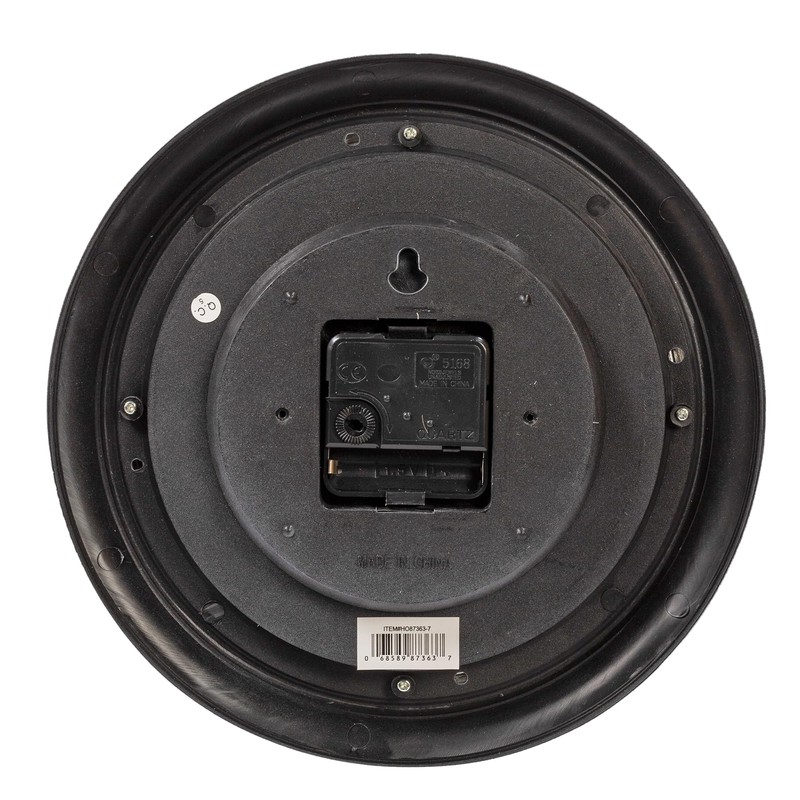 Kiera Grace Aster Wall Clock, 10", White