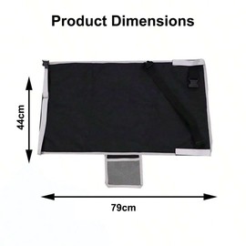 Airplane Seat Extender for Kids, Airplane Bed for Toddler, Portable Travel Airplane Footrest, Airplane Leg Rest for Kids to Lie Down, Baby Travel Essentials for Flying Sleeping