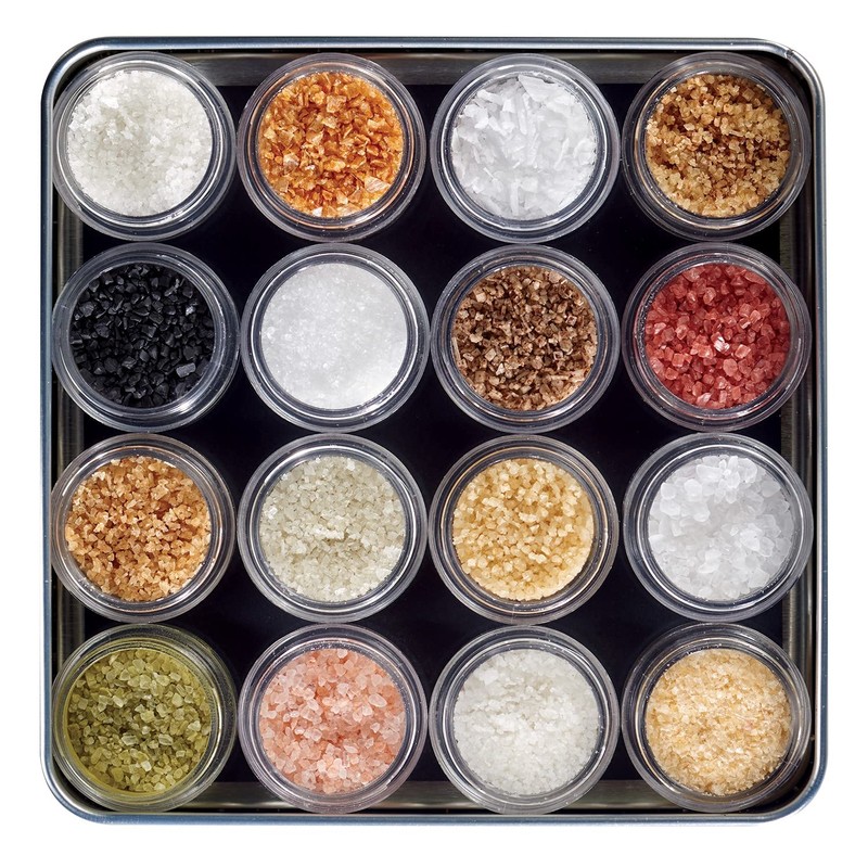 World Gourmet Sea Salt Sampler in Embossed Tin